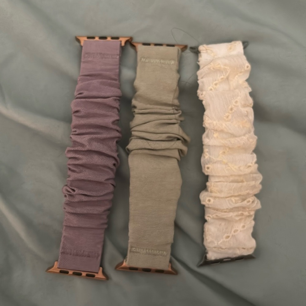 Scrunchie watch band set